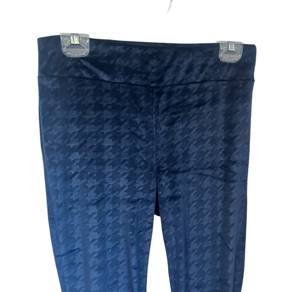 LuLaRoe LUXE Leggins Size Large Navy Velour - Picture 2 of 6